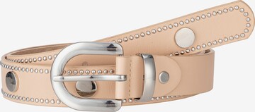 Leslii Belt in Beige: front