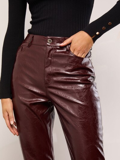 Lipsy Broek in de kleur Wijnrood, Productweergave