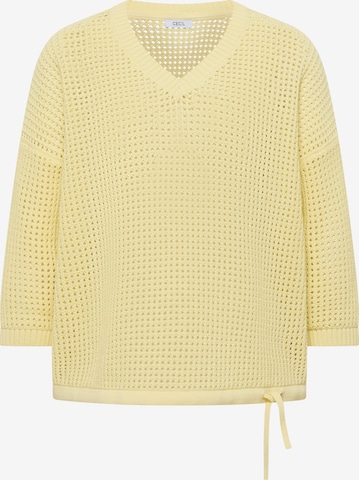 CECIL Sweater in Yellow: front