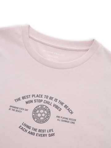 T-Shirt TOM TAILOR en rose
