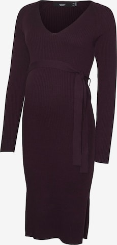 Vero Moda Maternity Трикотажное платье 'VMMSaba' в Красный: спереди