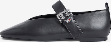 Tommy Jeans Ballerina in Schwarz: Vorderseite