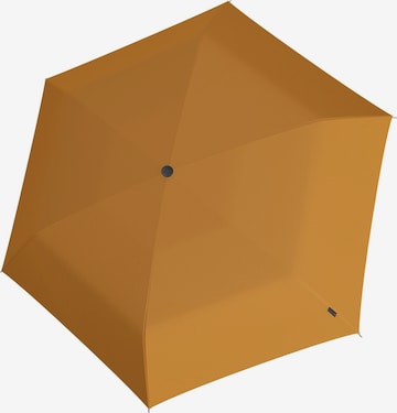 KNIRPS Umbrella 'Duomatic' in Yellow: front