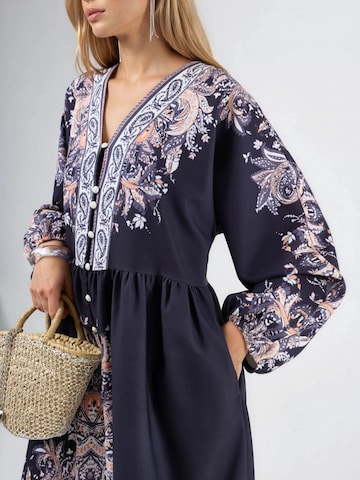 MSN Collection Sukienka w kolorze czarny