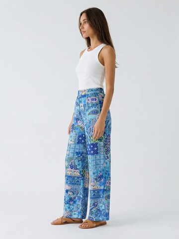 Introvertie VIENNA Wide leg Broek 'Johnny' in Blauw