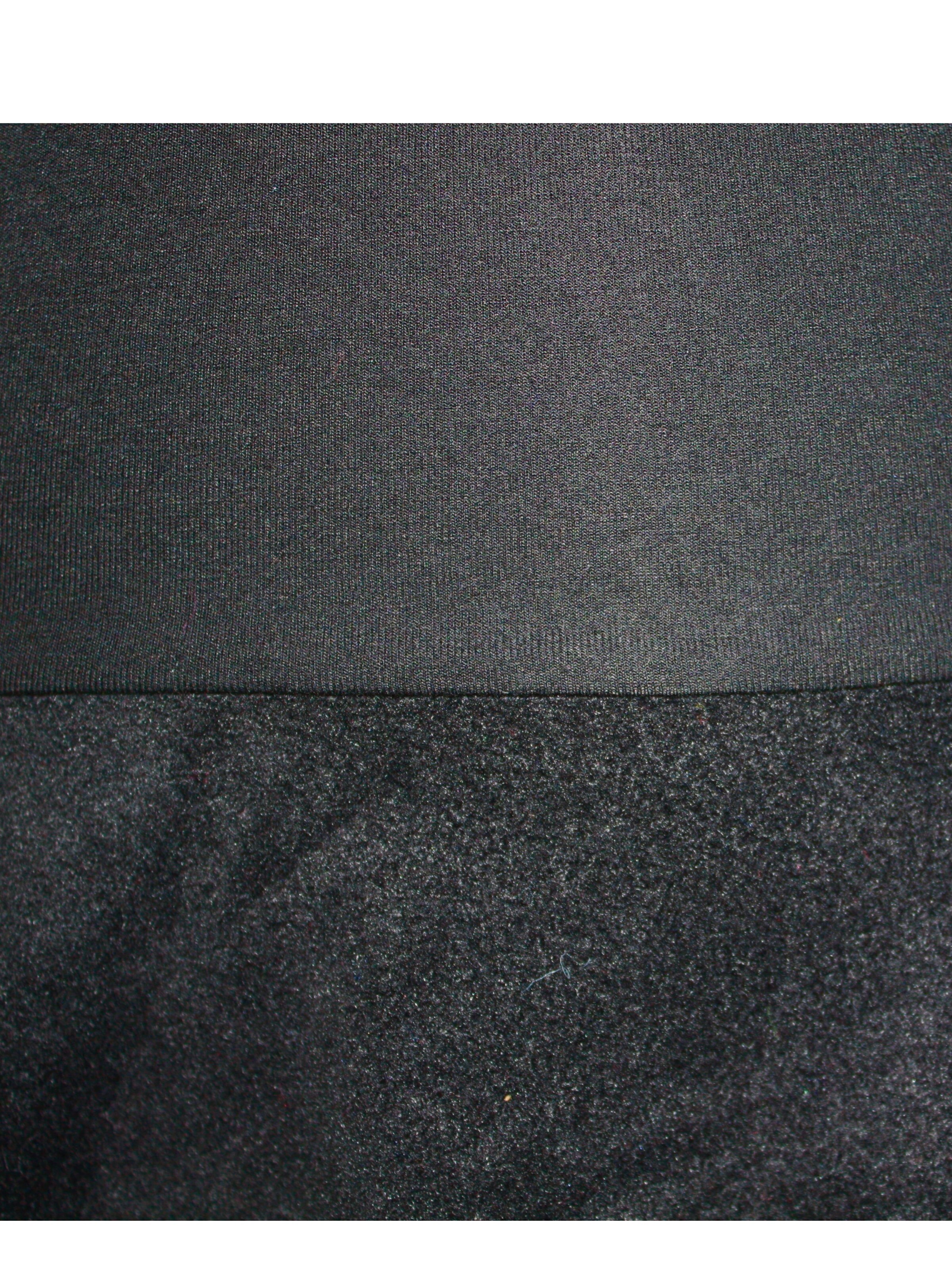 dunkle design Rock 'A-Linie Fleece'‌‌‌‌‌ in Schwarz