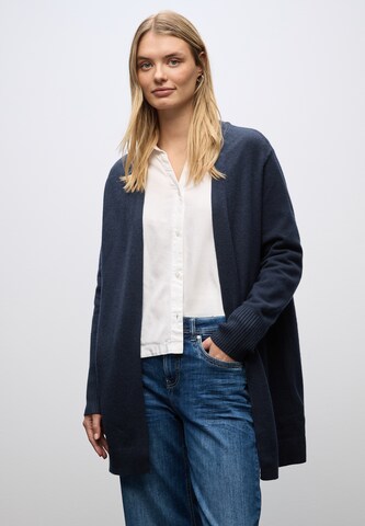 STREET ONE Strickjacke in Blau: Vorderseite