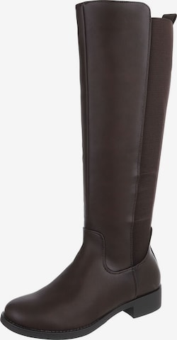 Ital-Design Boots in Brown: front