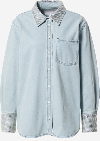 FRAME Blouse in Blue: front