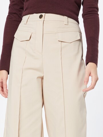 Stefanel Wide Leg Hose in Beige