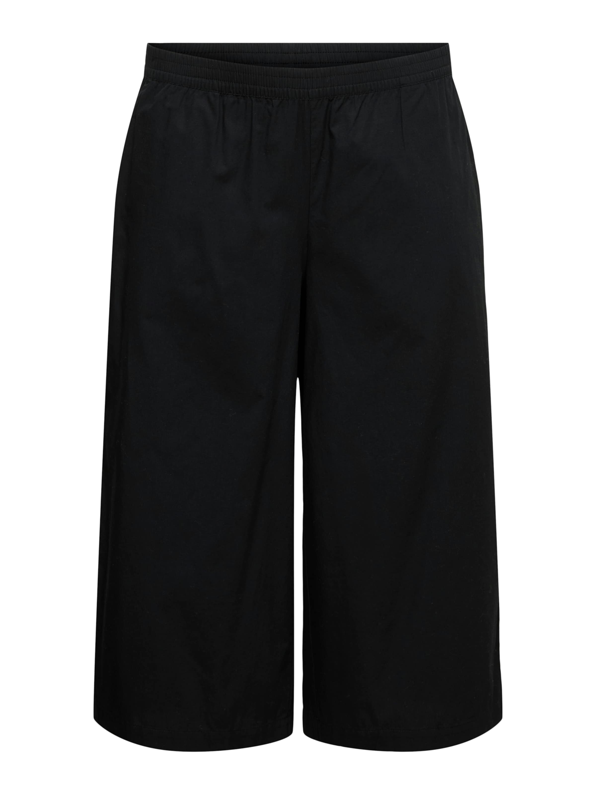 Vero Moda Curve Zvonové kalhoty Kalhoty 'VMCJARLOTTE' – černá: přední strana