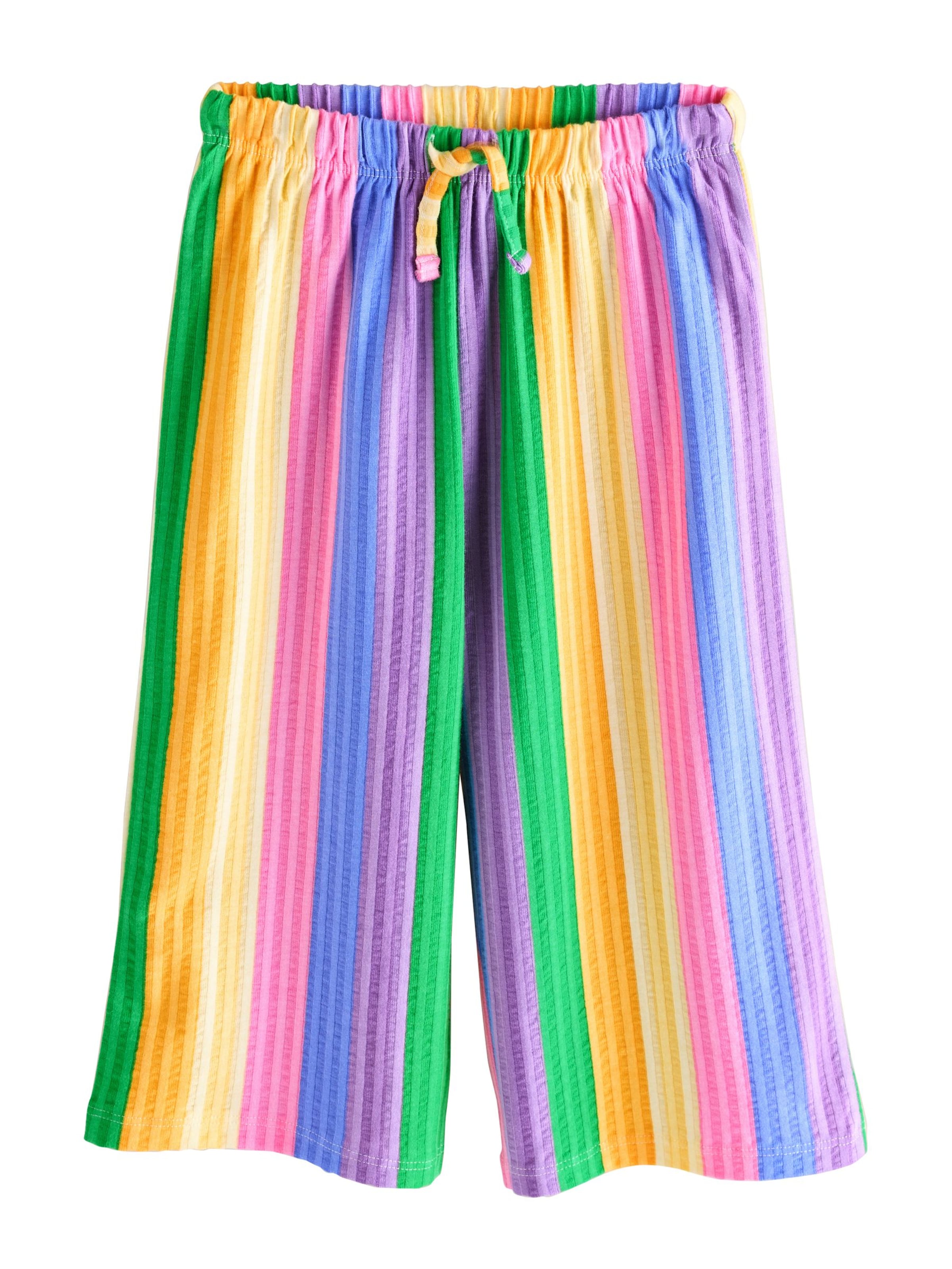 NextWide Leg/ Široke nogavice Hlače - roza boja: prednji dio