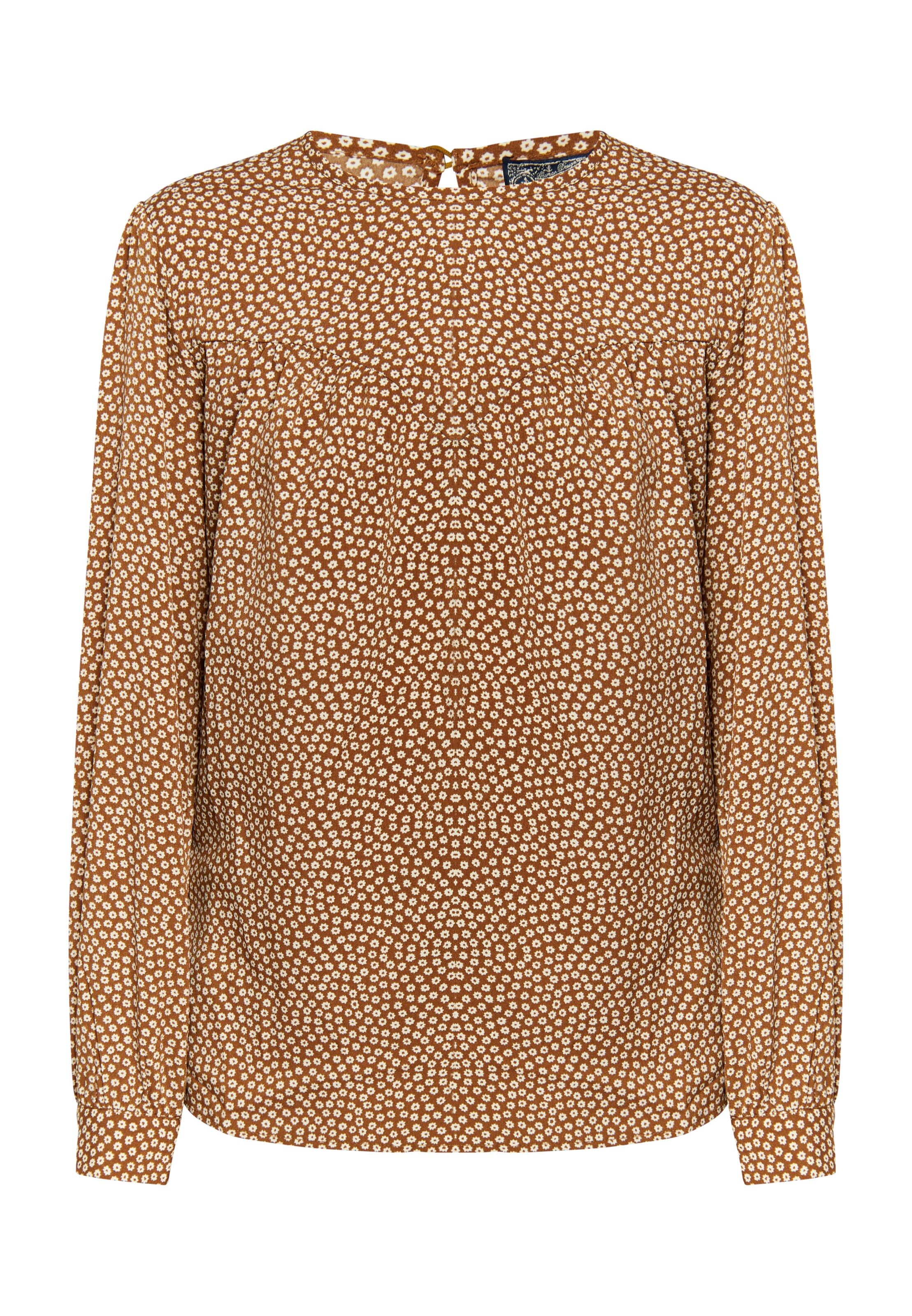 DreiMaster Vintage Μπλούζα 'Imane' σε καφέ: μπροστά