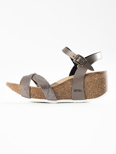 Bayton Strap sandal 'Venus' in Dark grey / Black, Item view