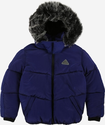 River Island Winter Jacket in Blue: front
