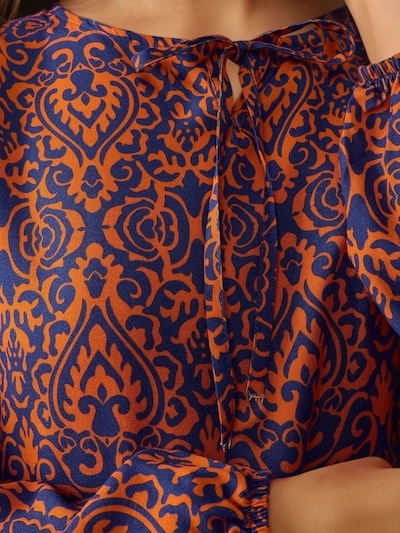 Hiccup Vestido em índigo / laranja, Vista do artigo