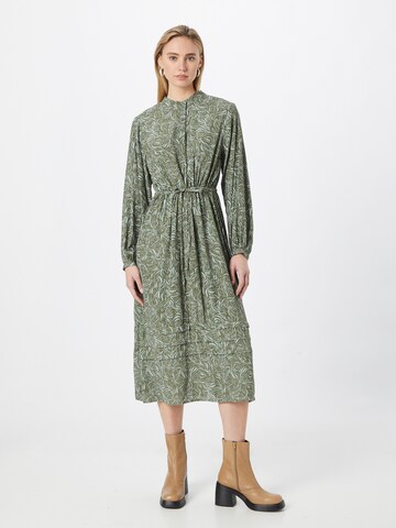 MSCH COPENHAGEN - Vestido camisero 'Jenica Morocco' en verde: frente