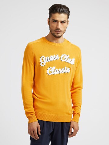 GUESS Sweater in Yellow: front