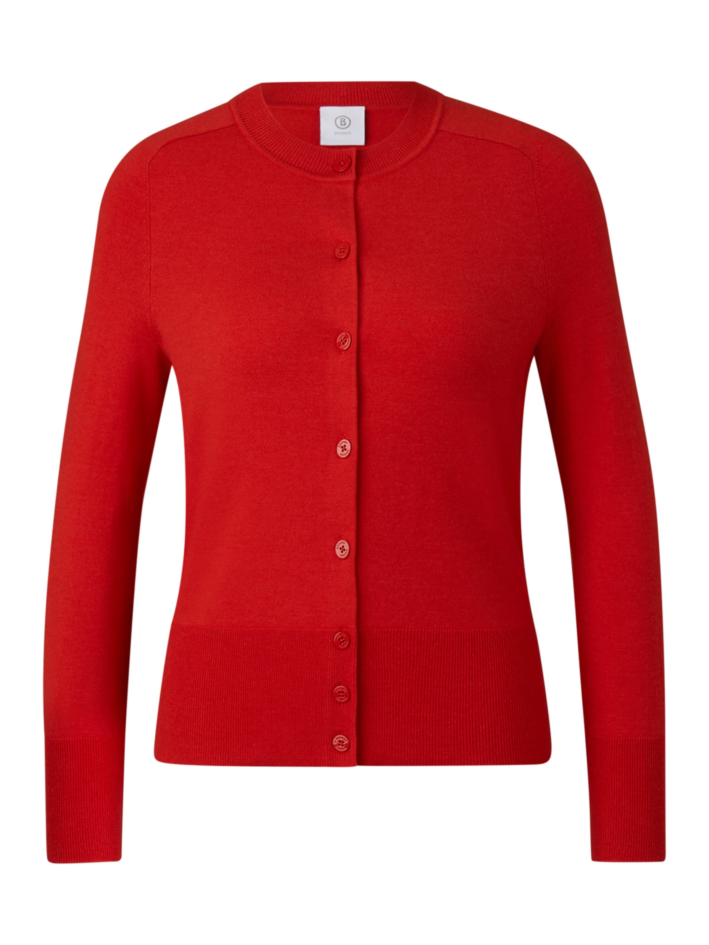 BOGNER Strickjacke 'Ilma' in Rot: Vorderseite