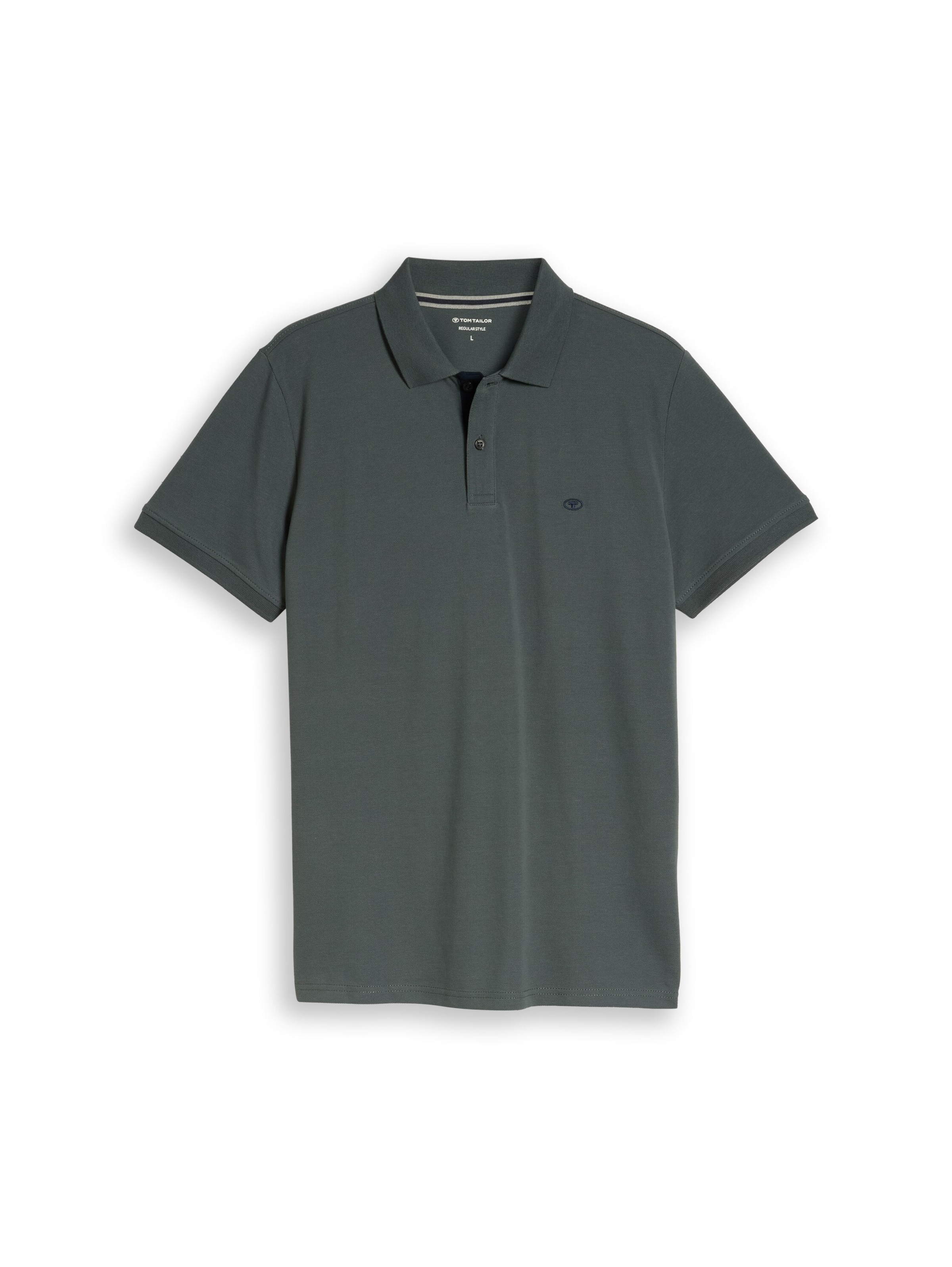 TOM TAILOR Poloshirt in Grau: Vorderseite