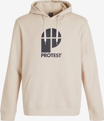 PROTEST Sweater 'CLASSIC LOGO HOODY' in White: front