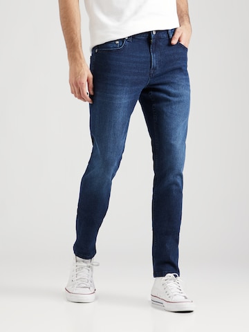 Coupe slim Jean 'Loom' Only & Sons en bleu : devant