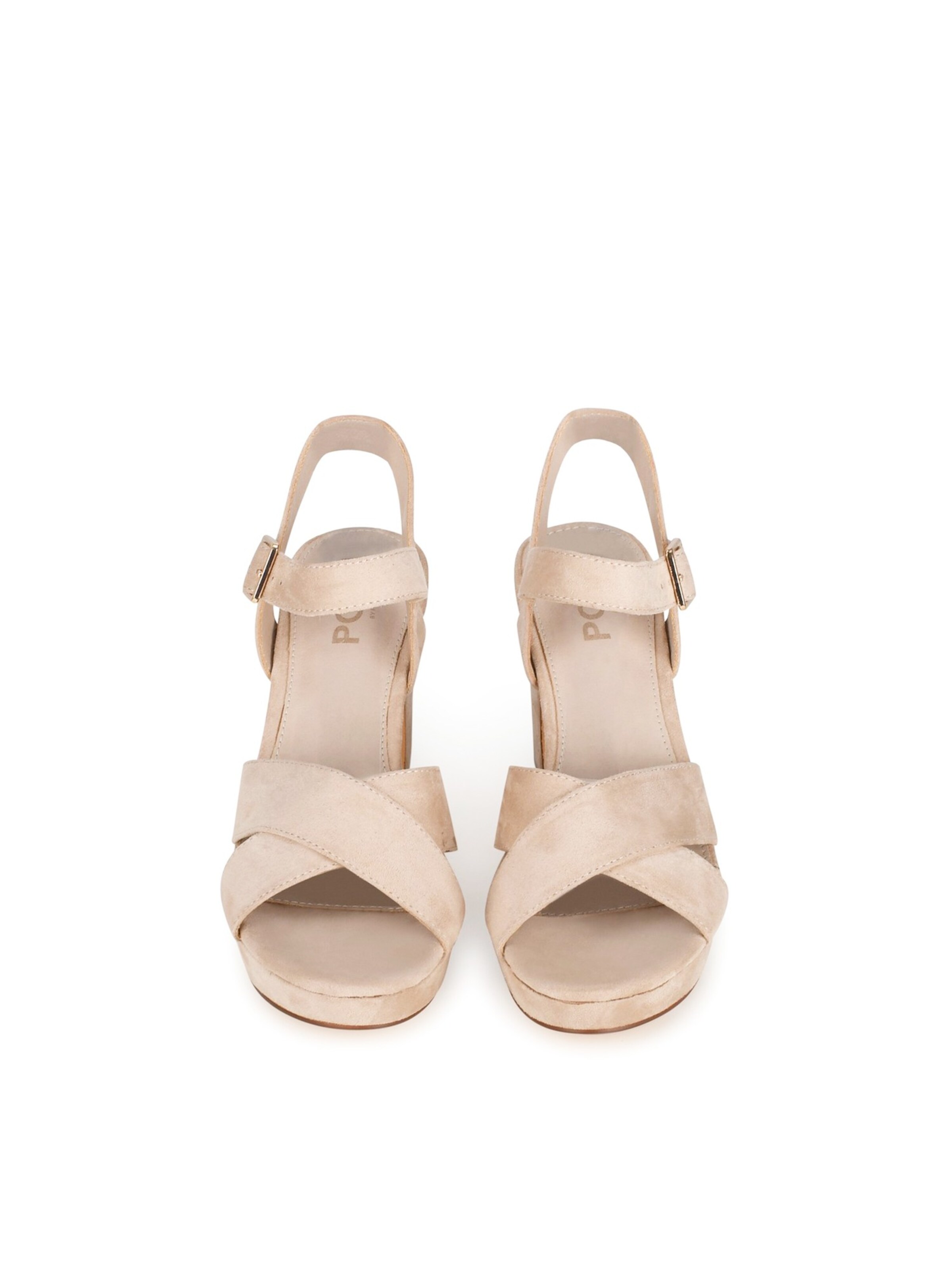 POSH by Poelman Sandalen met riem in Beige