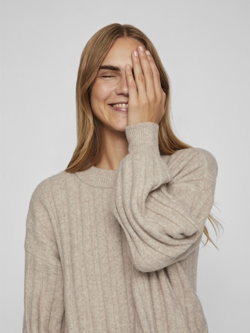VILA Sweter 'TYCIA' w kolorze beżowy