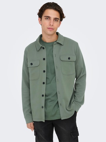 Comfort fit Camicia 'New Kodyl' di Only & Sons in verde