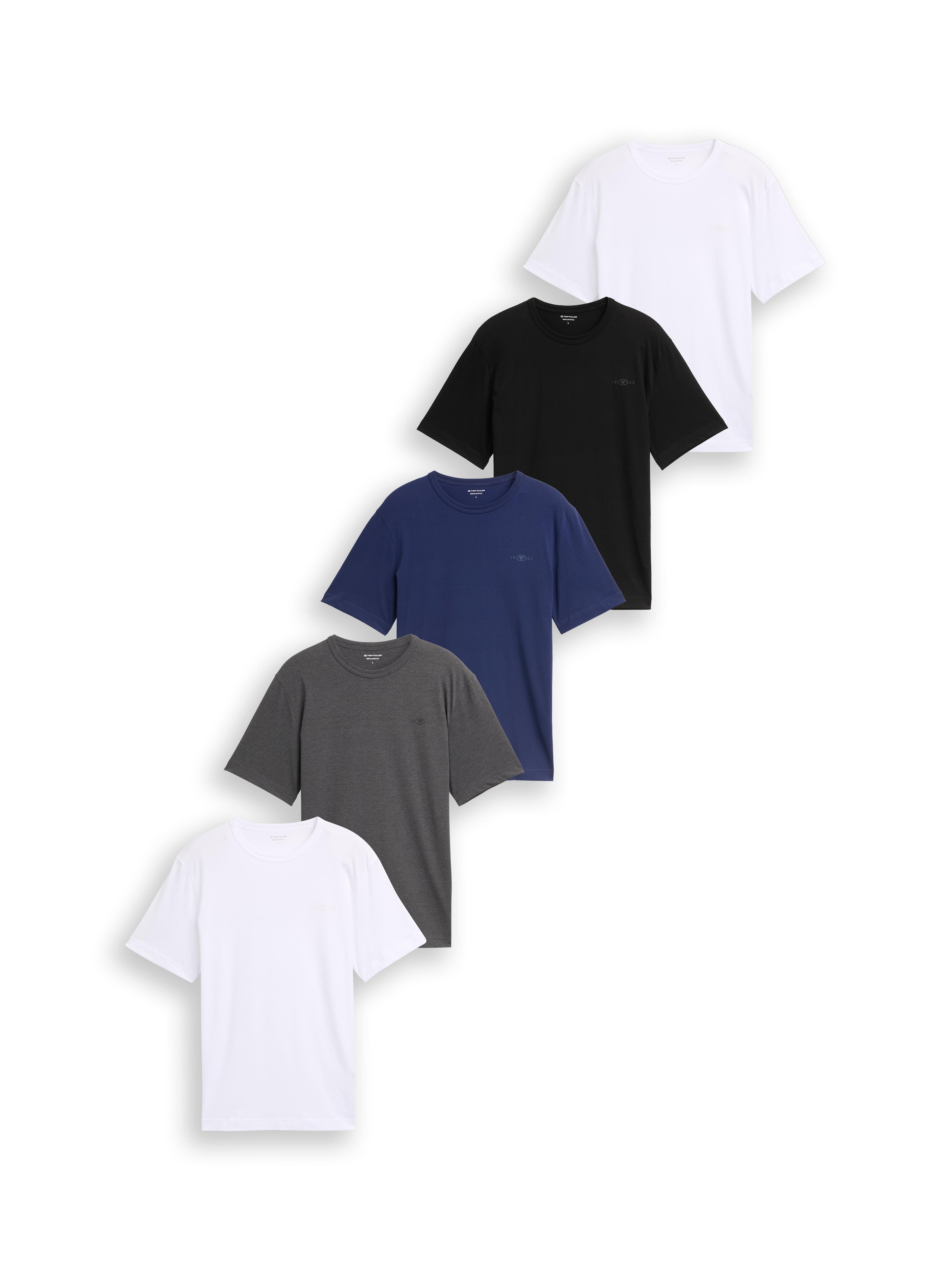 zils TOM TAILOR T-Krekls: no priekšpuses