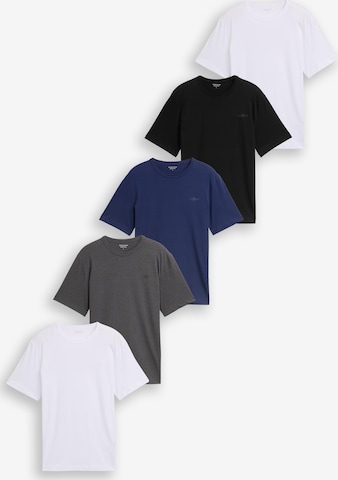 T-Shirt TOM TAILOR en bleu : devant
