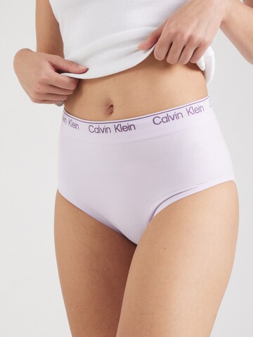 Calvin Klein Underwear - Braga moldeadora en lila: frente