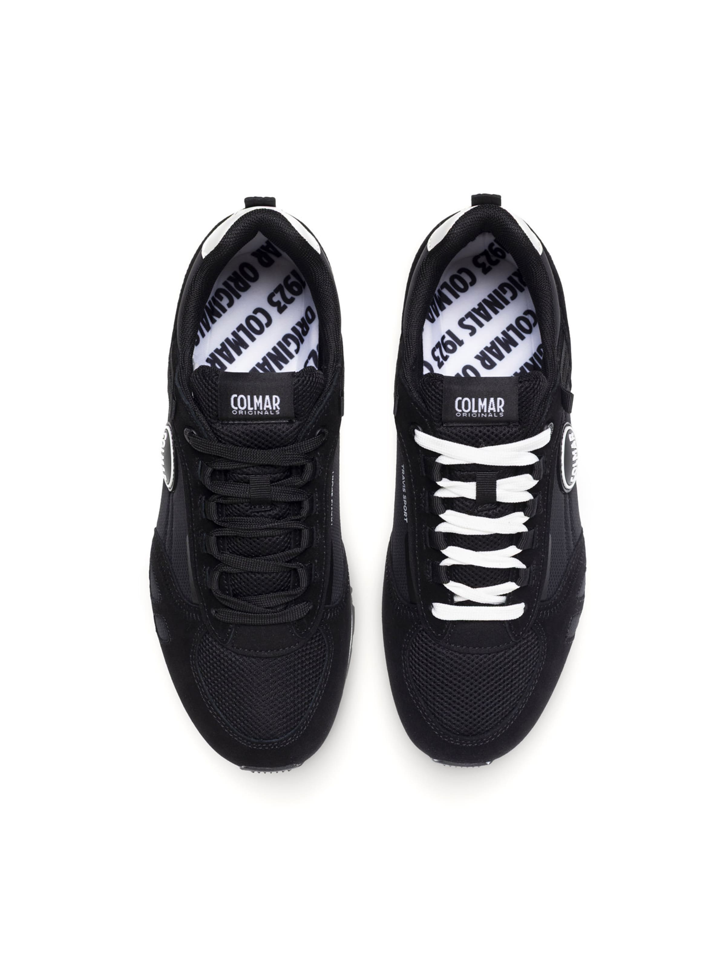 Baskets basses 'Travis Sport Bold' Colmar en noir : au dessus
