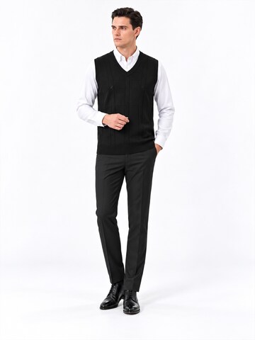 ALLTHEMEN Pullover 'Gitterlicht'‌‌ in Schwarz