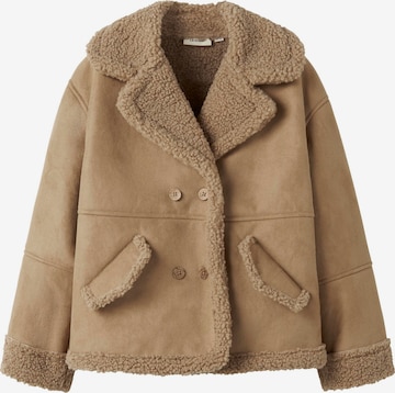 NAME IT Winterjas in Beige: voorkant