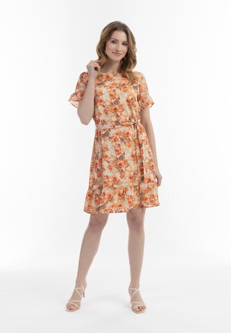 Usha - Vestido de verão em laranja