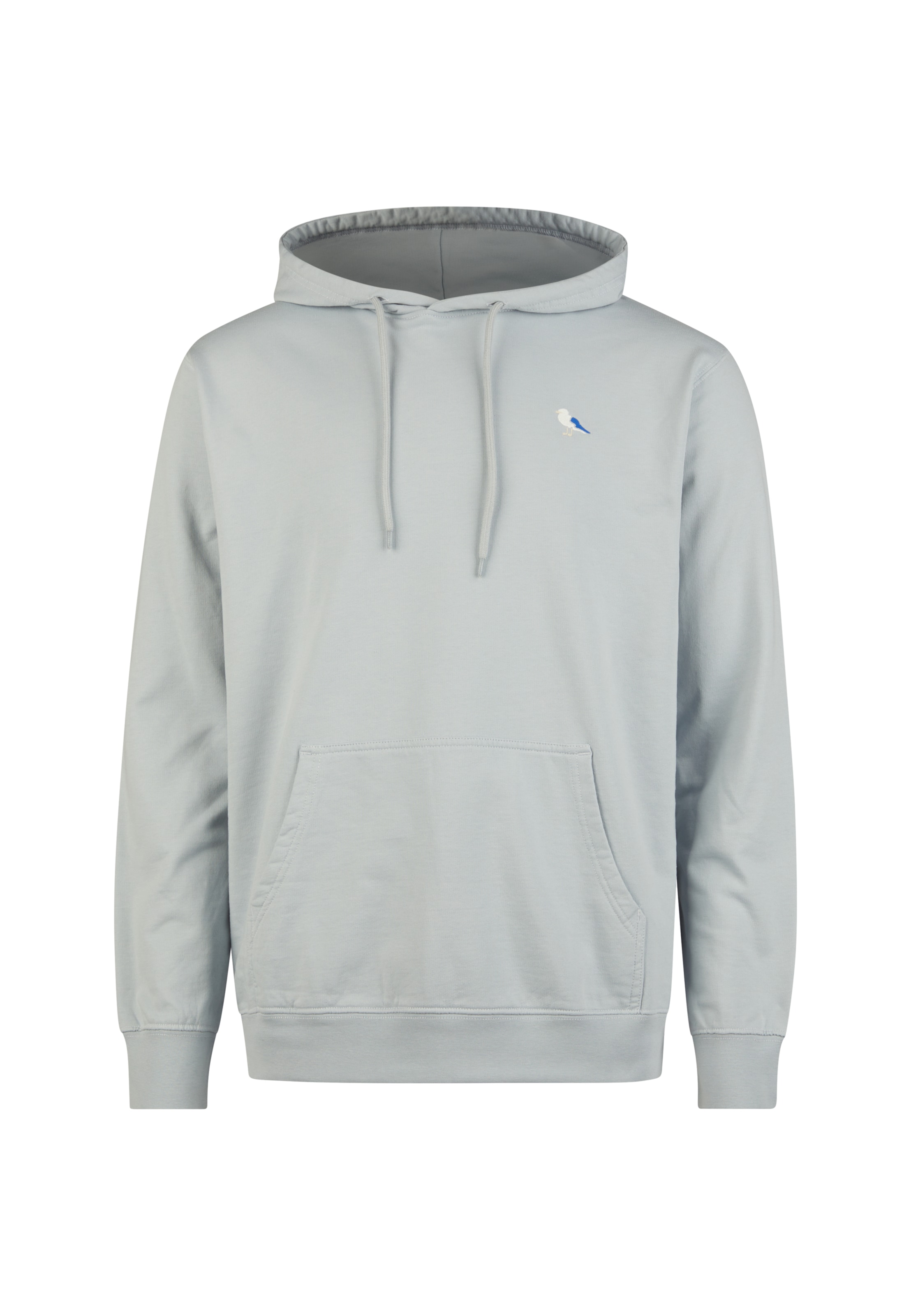 Cleptomanicx Kapuzenpullover 'Hooded Embro Gull 2' in Blau: Vorderseite