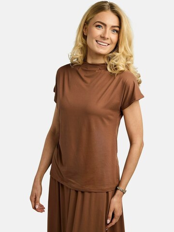 Liberte Essentiel Top ' ALMA ' in Brown