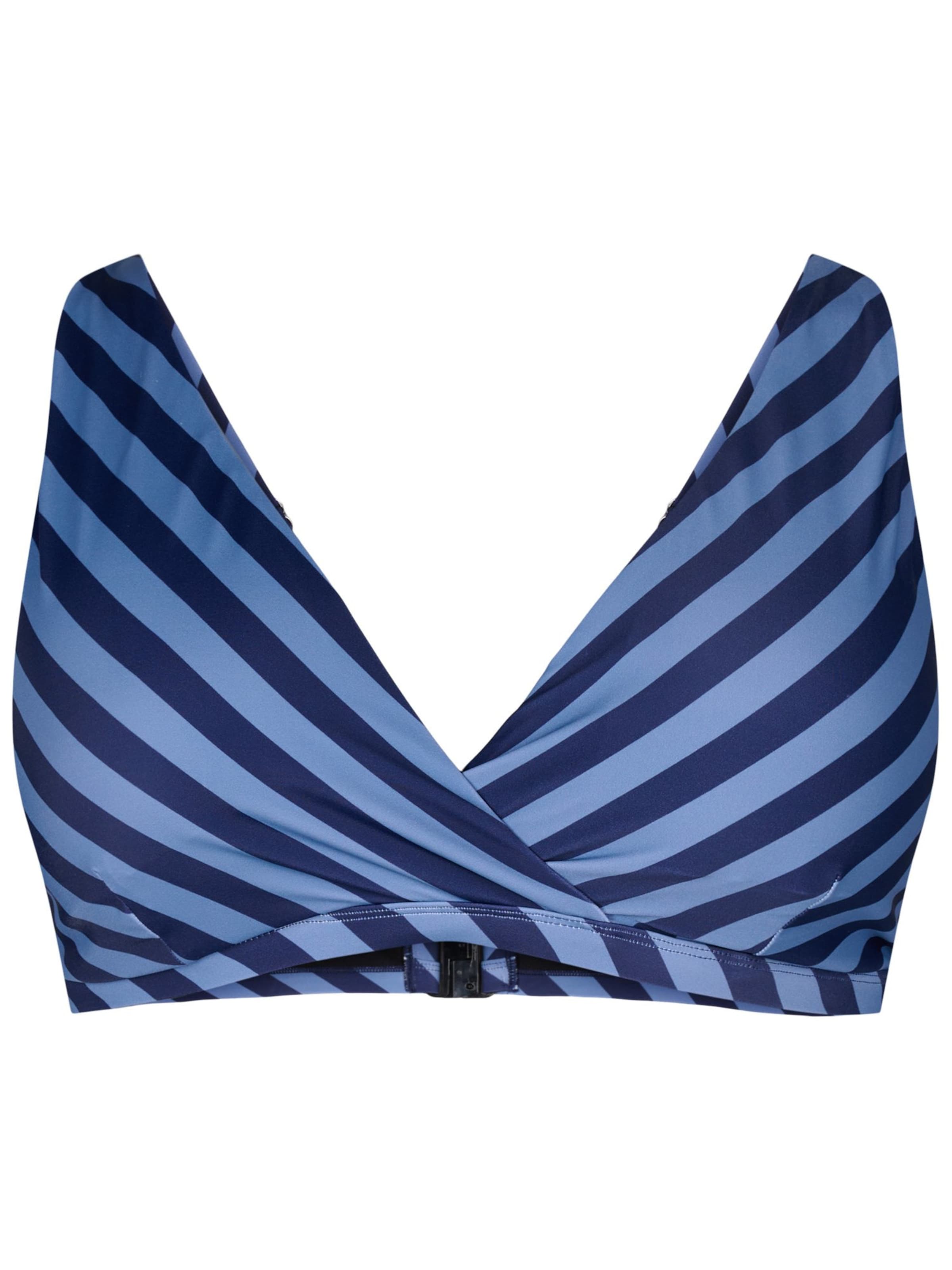Triangolo Top per bikini &#x27;Stina&#x27; di Swim by Zizzi in blu: frontale