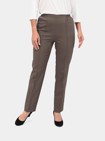 Goldner Regular Trousers in Beige: front