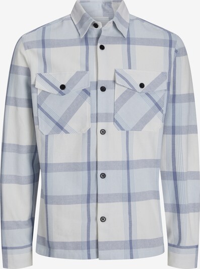 JACK & JONES Camisa 'Roy' em azul pombo / azul claro / branco, Vista do produto