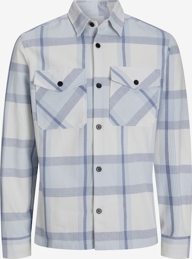 JACK & JONES Button Up Shirt 'Roy' in Dusty blue / Light blue / White, Item view