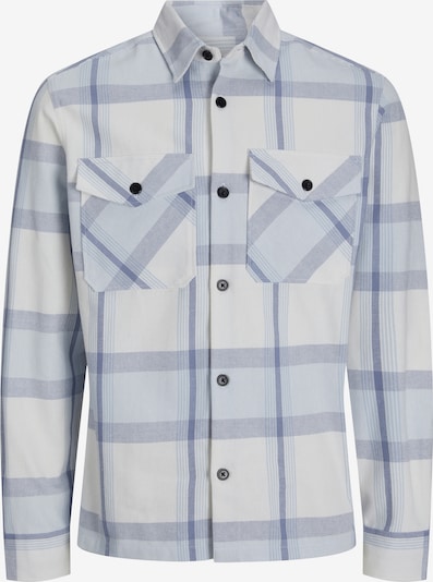 JACK & JONES Chemise 'Roy' en bleu-gris / bleu clair / blanc, Vue avec produit