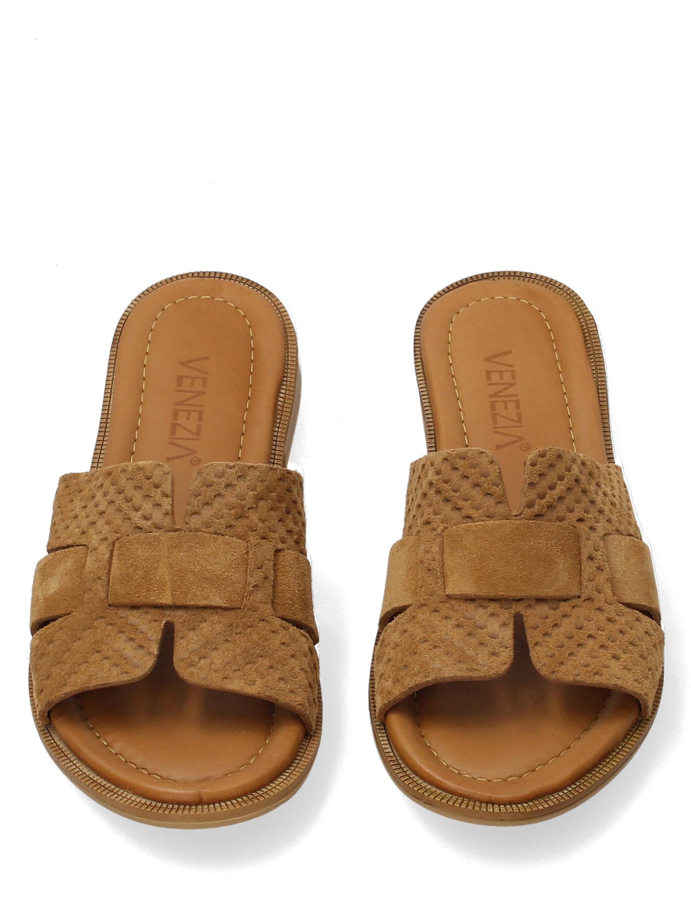 VENEZIA Mules in Beige