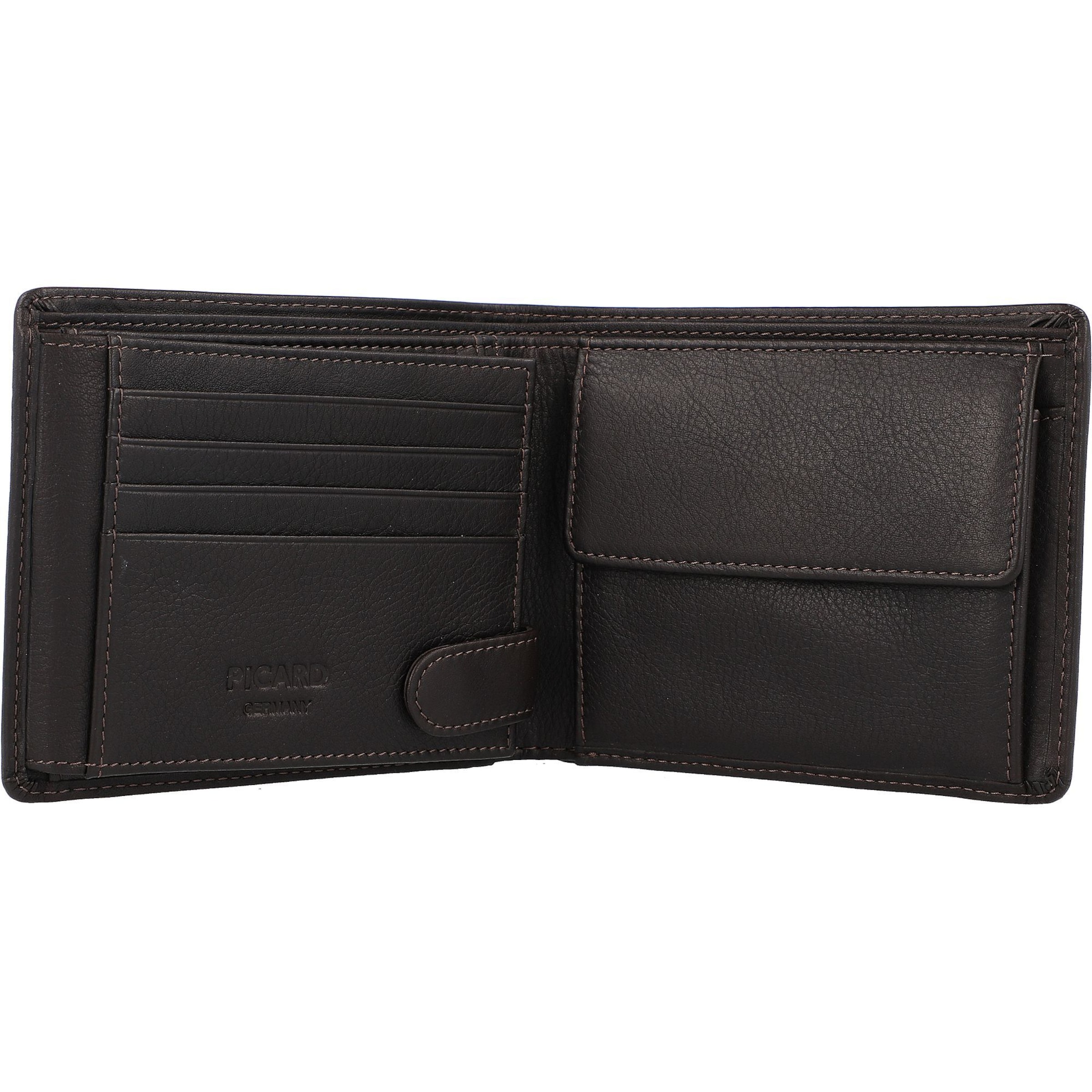 Picard Brooklyn Geldbörse Leder 12 cm in Braun