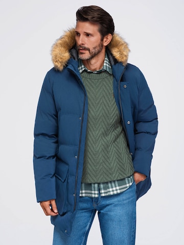Ombre Winterparka in Blauw