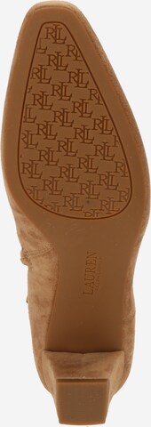 Lauren Ralph Lauren Enkellaarsjes 'WILLA' in Beige