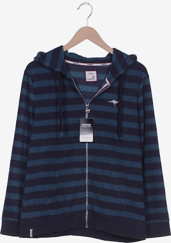 KangaROOS Sweatshirt & Zip-Up Hoodie in XXL in Blue: front