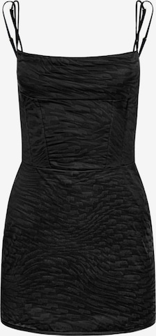 Robe EKCENTRIK en noir : devant
