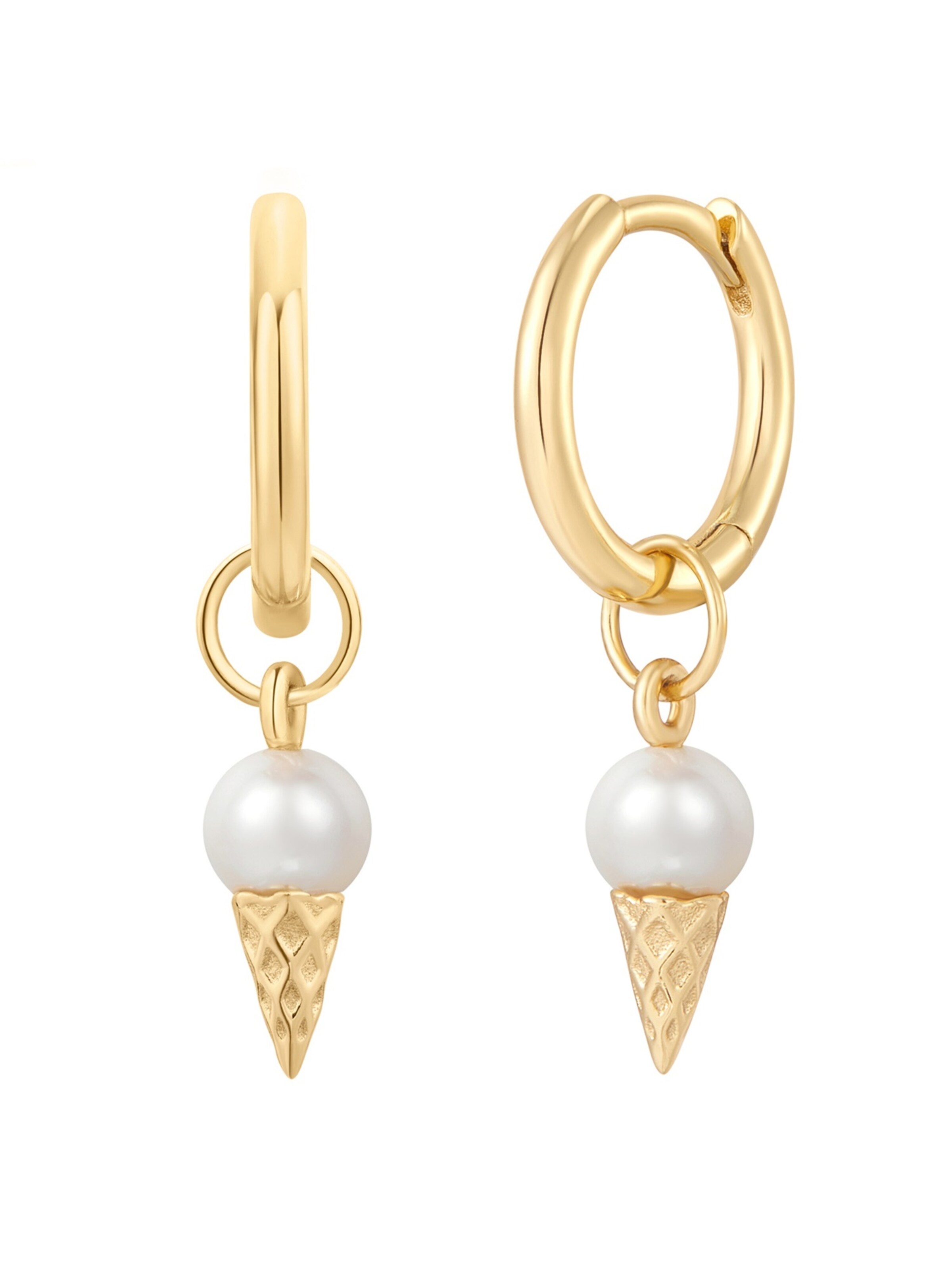 Glanzstücke München Ohrringe in Gold: Vorderseite